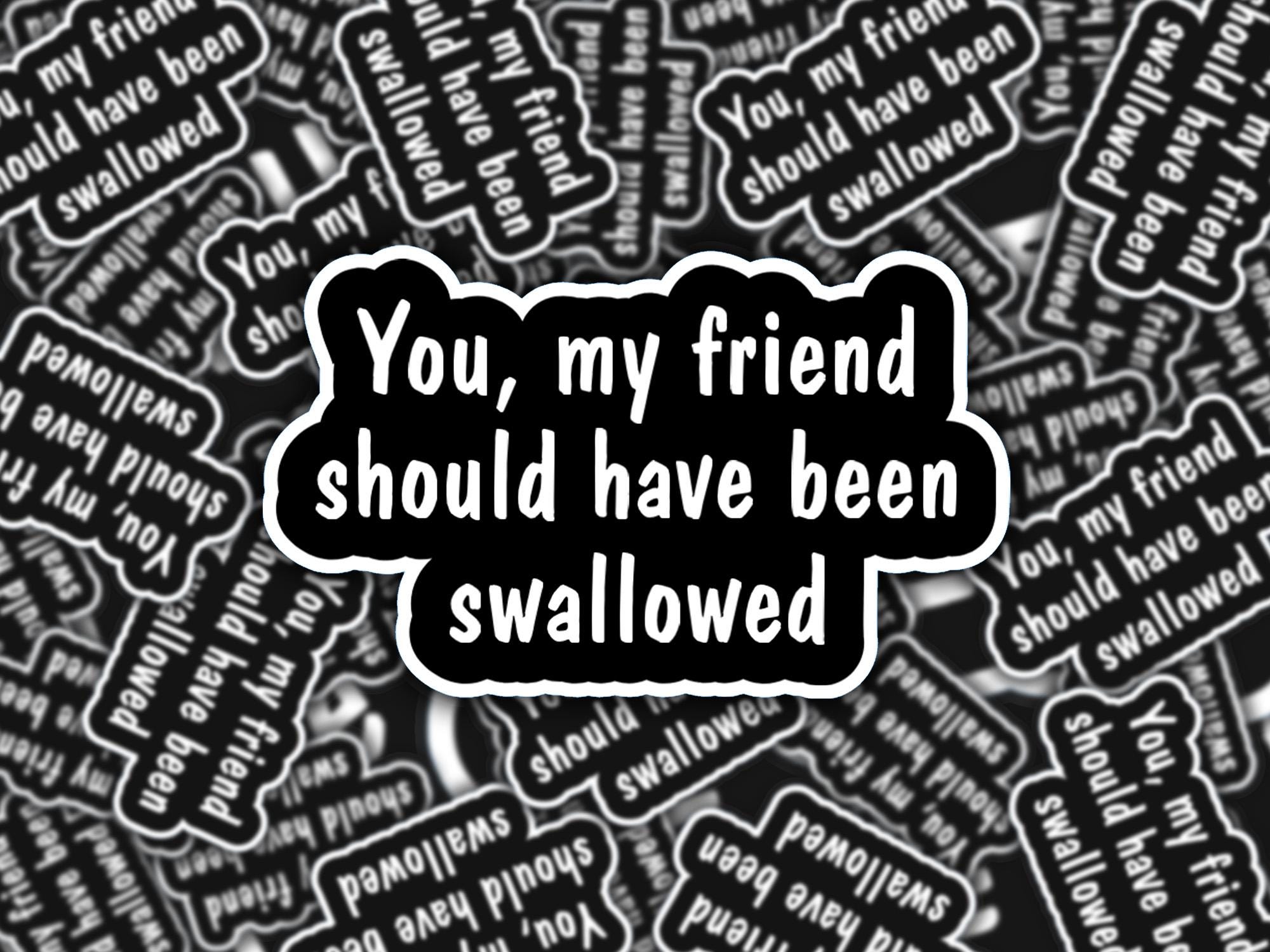 Inappropriate Humor Sticker, Offensive Adult Quote