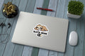 Sleeping Sloth Sticker: Waterproof Vinyl, Laptop Decal