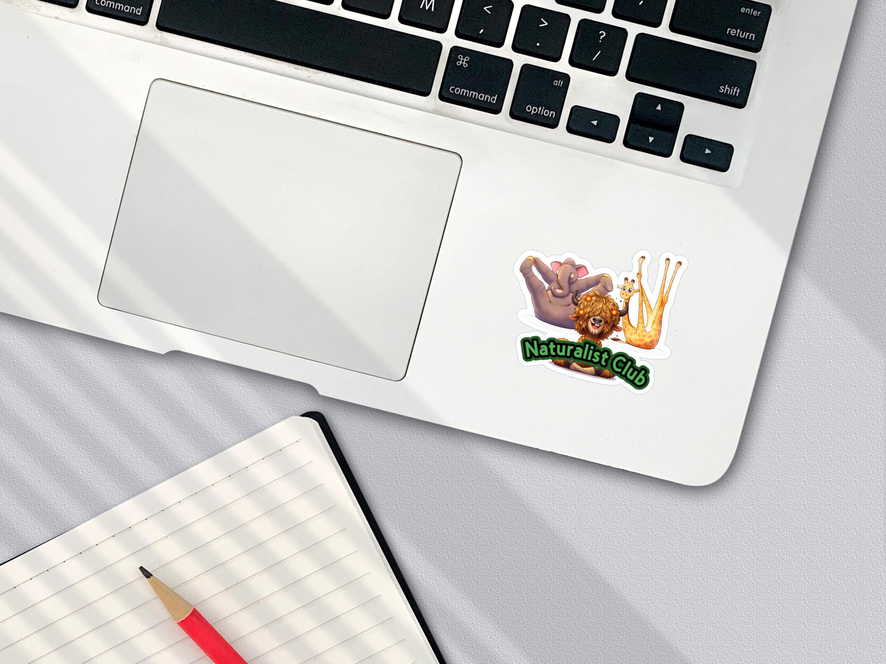 Naturalist Club Sticker: Animated Zoo Animals