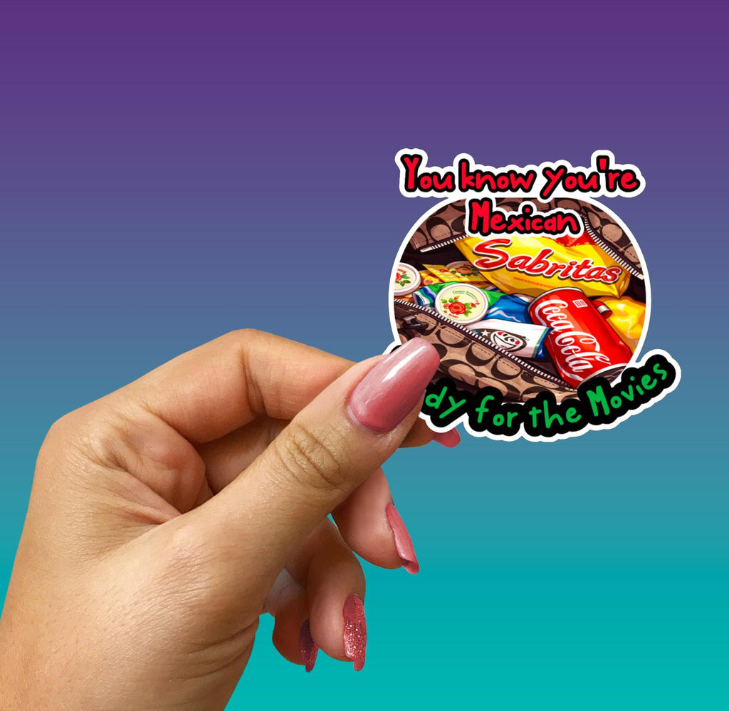 Funny Mexican Snacks Vinyl Sticker | Sabritas & Coca-Cola