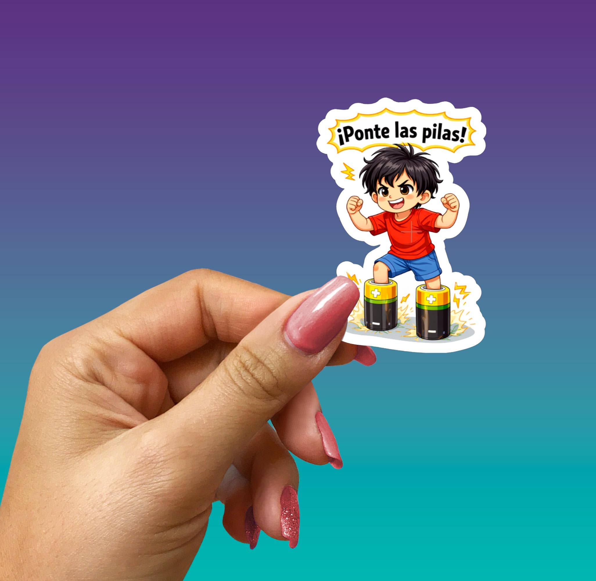 Ponte las Pilas Sticker | Funny Mexican Meme Sticker