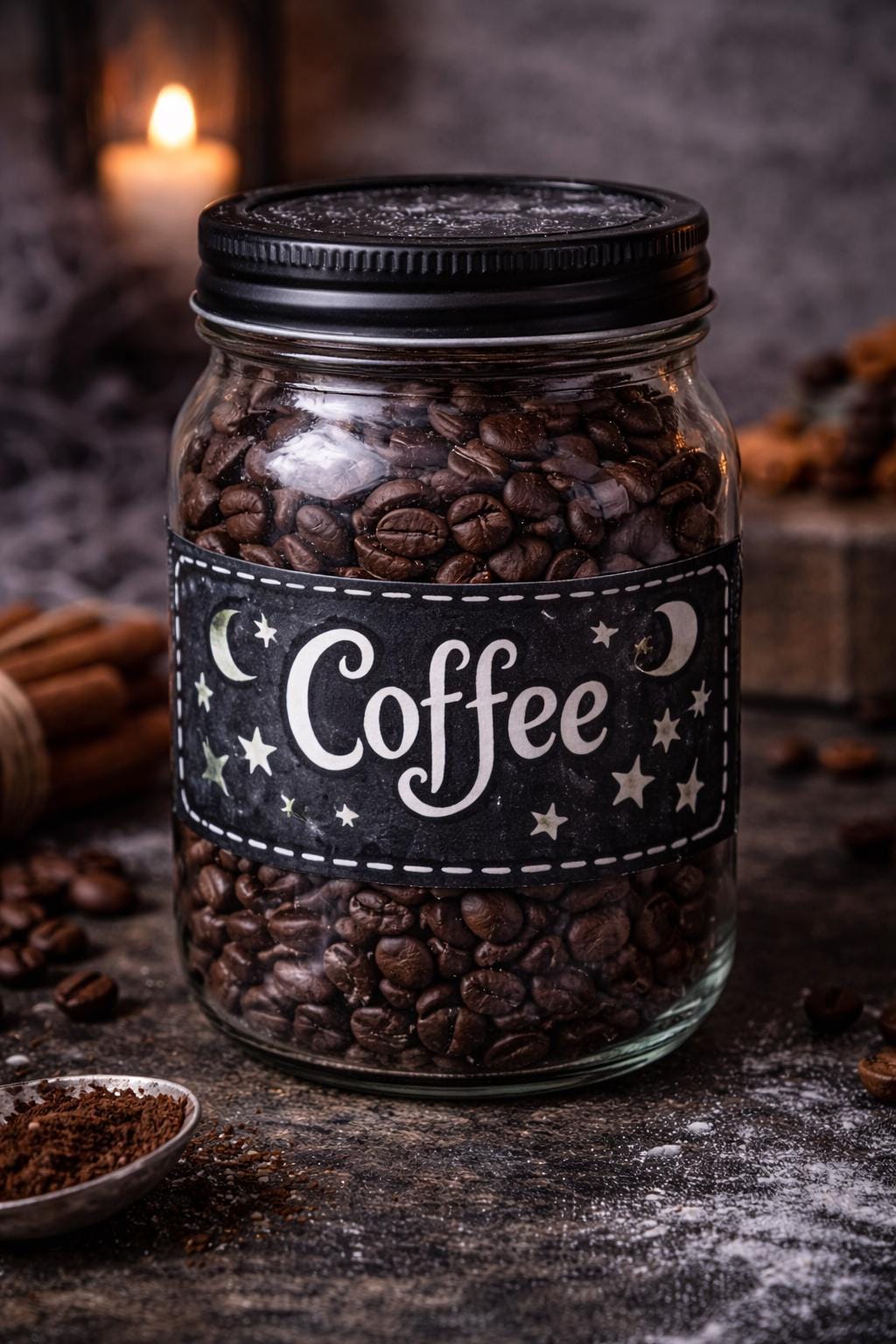 Pantry Labels set | Spooky Kitchen Stickers, Halloween Decor