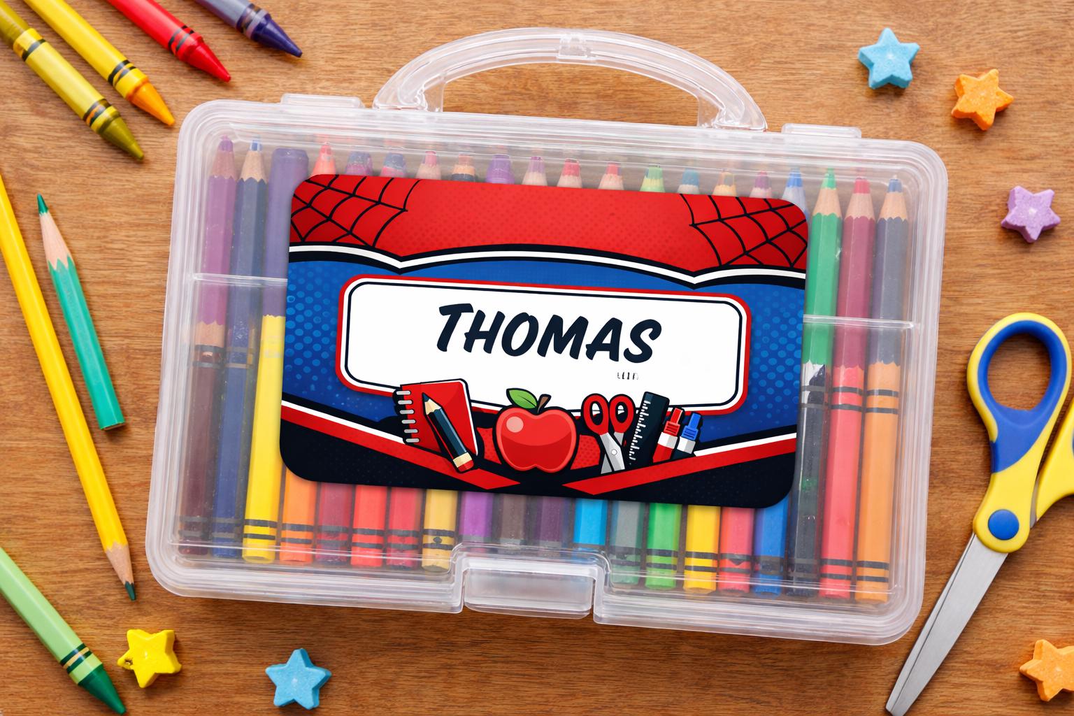 Personalized School Supply Labels | Custom Name Stickers for Kids web design