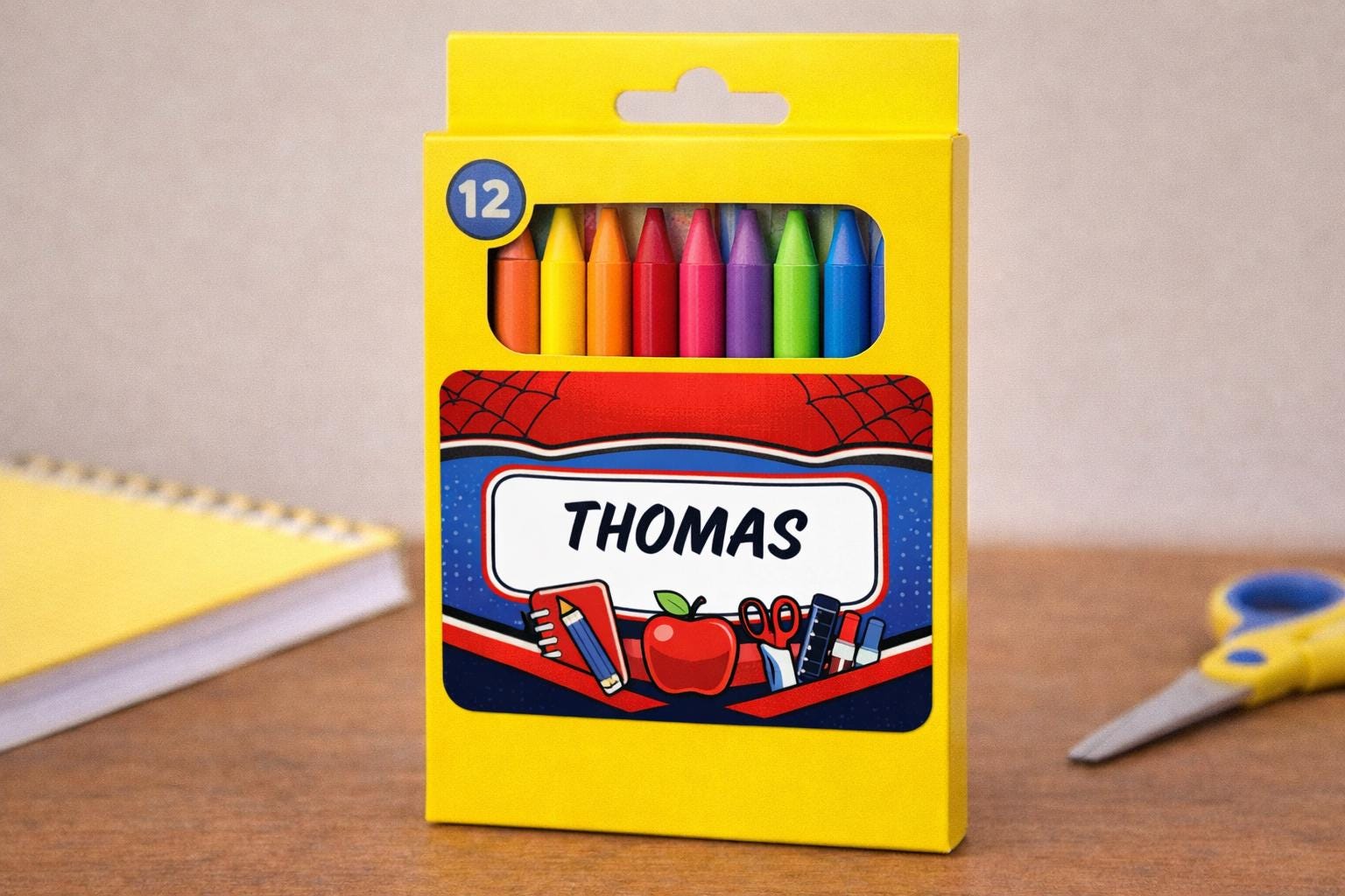 Personalized School Supply Labels | Custom Name Stickers for Kids web design