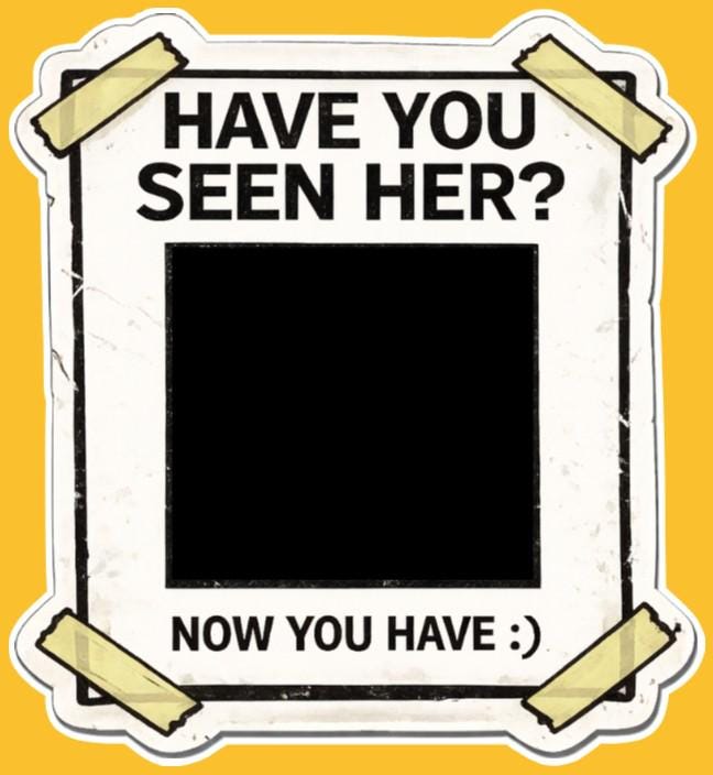 Custom Pet Sticker | Funny "Have You Seen Him?" Cat Dog Portrait Decal